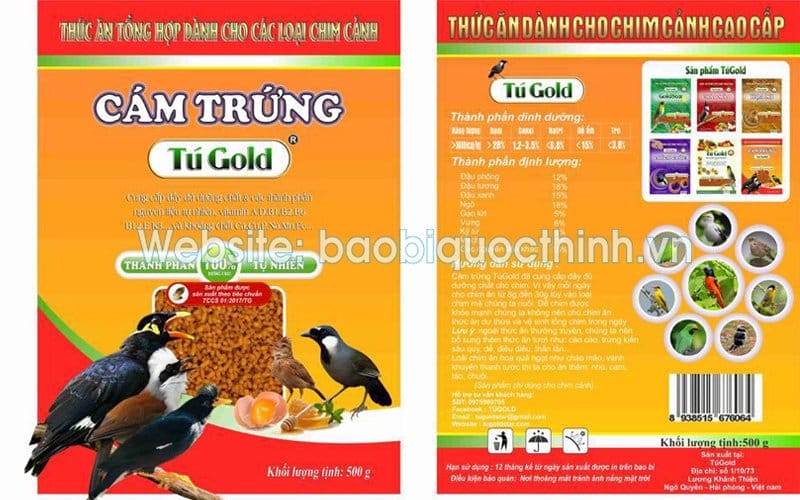 In bao bì túi cám chim, thuốc trị bệnh cho chim cảnh - hình 4