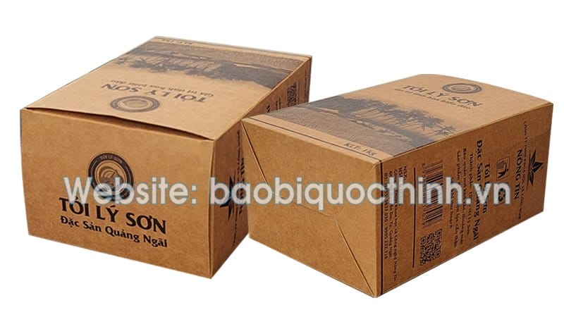 In hộp giấy kraft tỏi Lý Sơn giá rẻ - hình 3
