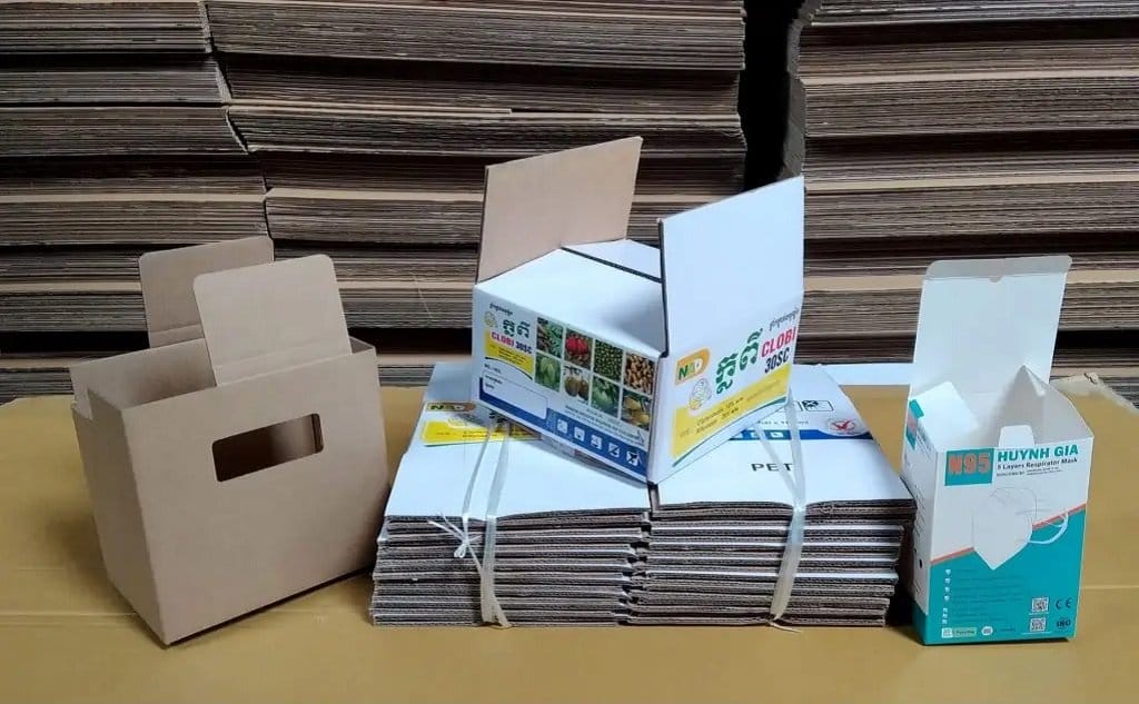 Các mẫu thùng carton in ấn tại Bao Bì Quốc Thịnh