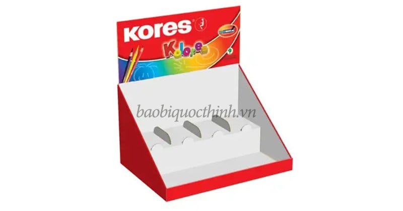 Kệ carton 2 tầng tại Bao Bì Quốc Thịnh