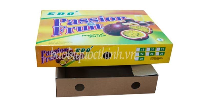 Khay giấy kiểu đơn giản tại Bao Bì Quốc Thịnh dùng để đựng trái cây