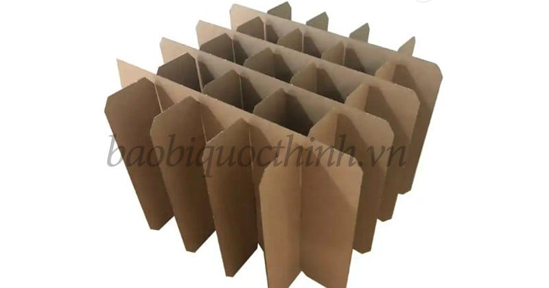 Tấm vách ngăn xương cá Bao bì Quốc Thịnh