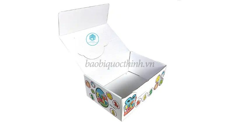 Kệ giấy carton dạng hộp đóng gói