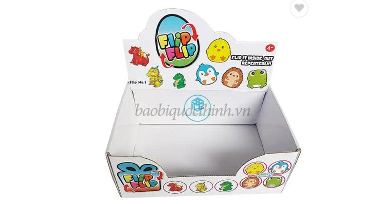 Kệ giấy carton dạng hộp đóng gói