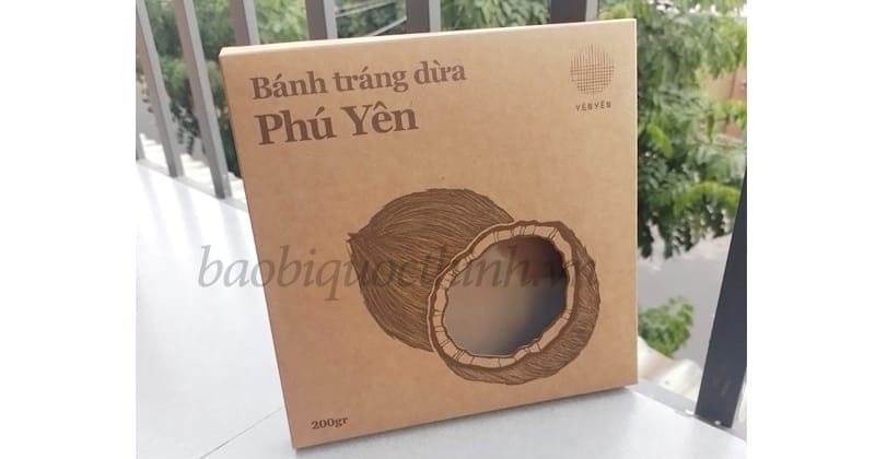 Hộp giấy Kraft đựng bánh dán cửa sổ đẹp tại Bao BÌ Quốc Thịnh chất lượng cao